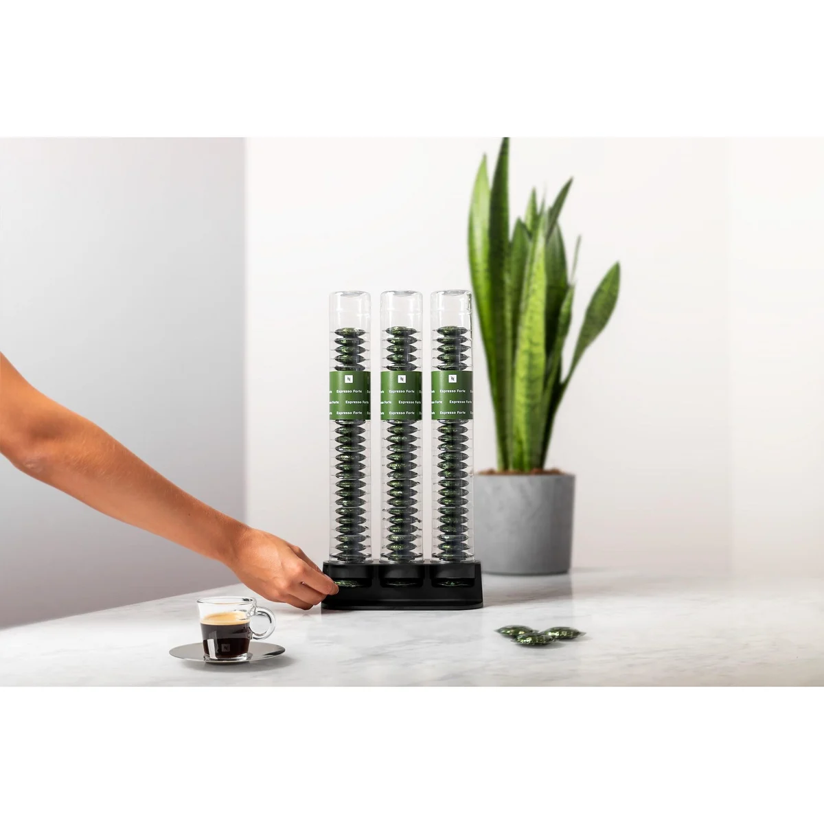 Nespresso Tube Capsule Dispenser