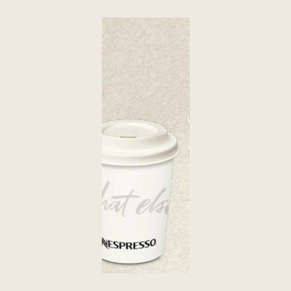 Nespresso Paper Cup Lids 240ml – Pack of 30