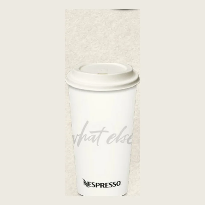 Nespresso Paper Cup Lids 600ml – Pack of 25