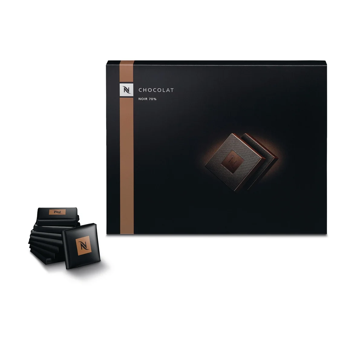 Nespresso Dark Chocolate Squares – Box of 40