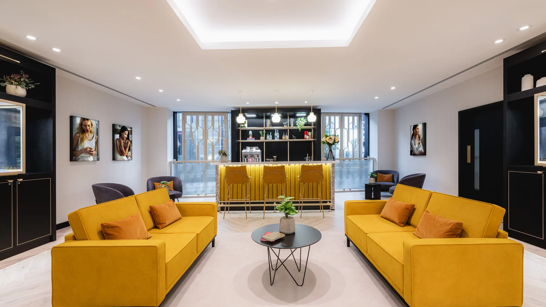 The hospitality lounge at the Goldsmiths Liverpool showroom